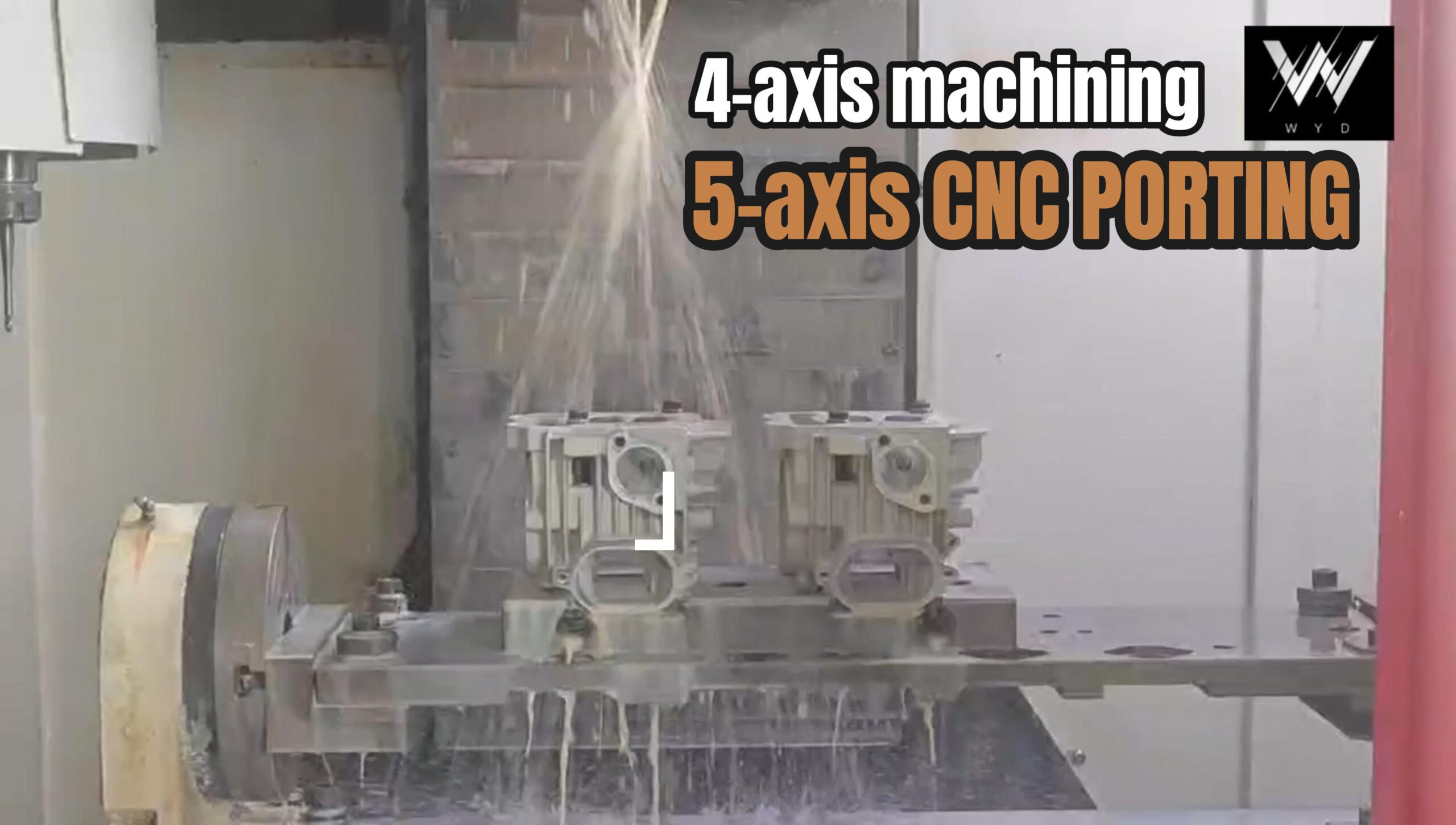 4-axis maching&5 axis CNC porting